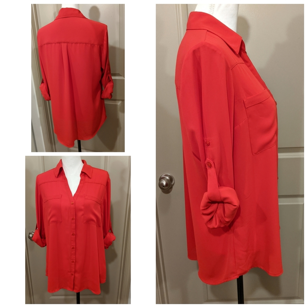 Express Large Portofino Blouse Size Large
